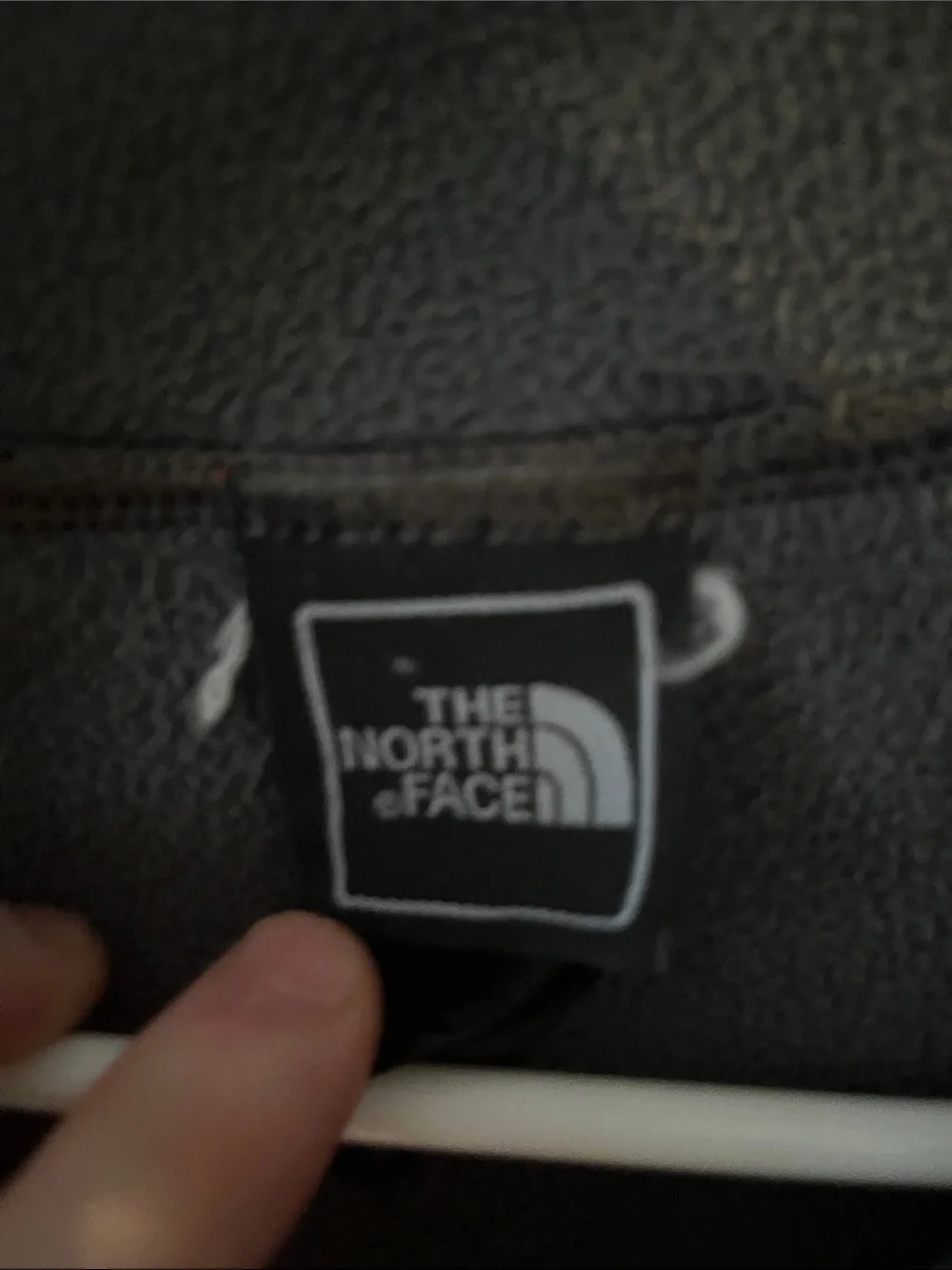 The North Face Black Zip-Up Fleece Pullover